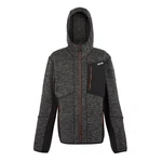 Regatta Strickfleecejacke Alven mit Kapuze Dunkelgrau/Grün/Grau/Rot/Hellgrau/Schwarz
