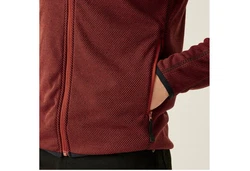 Regatta Strickfleecejacke Midlyer Kitom Braun/Orange/Rot