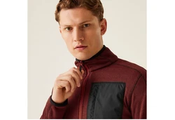 Regatta Strickfleecejacke Midlyer Kitom Braun/Orange/Rot