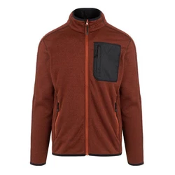 Regatta Strickfleecejacke Midlyer Kitom Braun/Orange/Rot