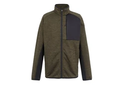 Regatta Strickfleecejacke Shorston Midlayer Dunkelgrün/Khaki
