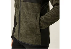 Regatta Strickfleecejacke Shorston Midlayer Dunkelgrün/Khaki