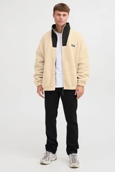 Solid Fellimitatjacke SDMARKCOM modische Jacke Beige/Khaki
