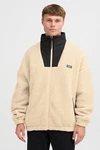 Solid Fellimitatjacke SDMARKCOM modische Jacke Beige/Khaki