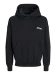 JACK & JONES Sweatshirt JORRoxbury schwarz / weiß