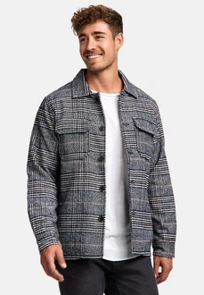 Indicode Winterjacke Henderson Grau/Blau/Dunkelgrau Indicode Winterjacke Henderson Grau/Blau/Dunkelgrau