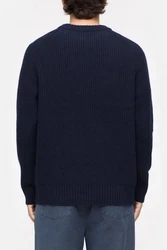 CLOSED Strickpullover Regular Fit Pullover Dunkelblau/Blau