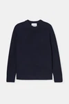 CLOSED Strickpullover Regular Fit Pullover Dunkelblau/Blau