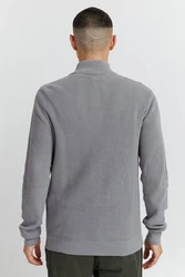 Blend Strickpullover mit halbem Reißverschluss BHCodford 4482 Grau (4482)