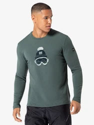 SUPER.NATURAL Sweatshirt Merino GOGEANIE BRUSH LS Winter Mood