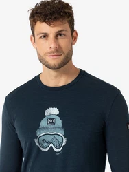 SUPER.NATURAL Sweatshirt Merino GOGEANIE BRUSH LS GOGEANIE