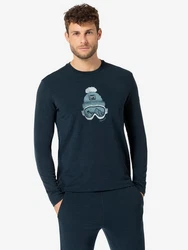 SUPER.NATURAL Sweatshirt Merino GOGEANIE BRUSH LS GOGEANIE
