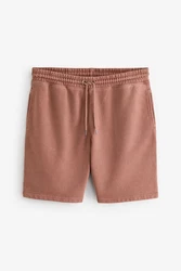 Next Sweatshorts Jersey-Shorts Braun/Rot
