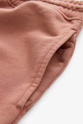Next Sweatshorts Jersey-Shorts Braun/Rot