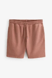 Next Sweatshorts Jersey-Shorts Braun/Rot