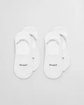 Gant Flinge Invisible Socks 2-Pack Dunkelrot/Weiß