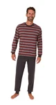 Normann Pyjama Herren langarm Schlafanzug Dunkelrot/Rot/Bordeaux/Braun Normann Pyjama Herren langarm Schlafanzug Dunkelrot/Rot/Bordeaux/Braun