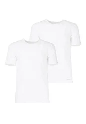 Baldessarini Unterziehshirt Herren Unterhemd (2-St) weiß
