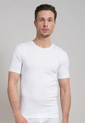 Baldessarini Unterziehshirt Herren Unterhemd (2-St) weiß