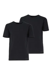 Baldessarini Unterziehshirt Herren Unterhemd (2-St) schwarz