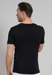 Baldessarini Unterziehshirt Herren Unterhemd (2-St) schwarz