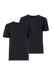 Baldessarini Unterziehshirt Herren Unterhemd (2-St) schwarz