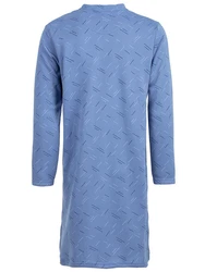 Henry Terre Thermo Nachthemd Hellblau/Blau/Dunkelblau/Lila