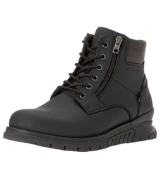 Stiefelette Leder Schnrstiefelette