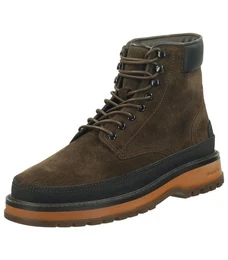 Stiefelette Veloursleder Schnrstiefelette