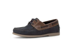 Pius Gabor Slipper Hellblau/Dunkelblau/Blau/Braun