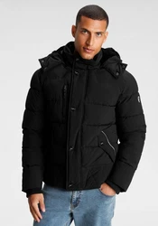 Bruno Banani Steppjacke für Übergangswetter Schwarz