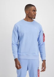 Alpha Industries Sweatshirt X-Fit Sweat Hellblau/Blau