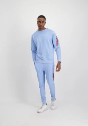 Alpha Industries Sweatshirt X-Fit Sweat Hellblau/Blau