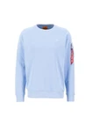 Alpha Industries Sweatshirt X-Fit Sweat Hellblau/Blau