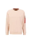 Alpha Industries Sweatshirt X-Fit Sweat Beige/Rosa/Khaki/Gold/Orange/Braun