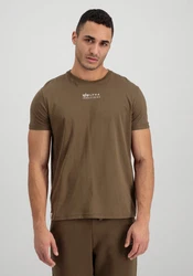 Alpha Industries T-Shirt Organics EMB Khaki/Braun/Dunkelgrün