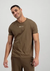 Alpha Industries T-Shirt Organics EMB Khaki/Braun/Dunkelgrün