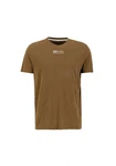 Alpha Industries T-Shirt Organics EMB Khaki/Braun/Dunkelgrün