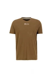 Alpha Industries T-Shirt Organics EMB Khaki/Braun/Dunkelgrün