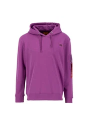 Alpha Industries X-Fit Hoodie Lila/Rosa/Dunkelblau/Fliederfarben