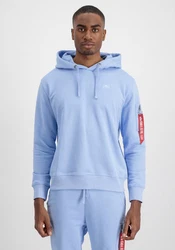 Alpha Industries X-Fit Hoodie Blau/Hellblau