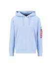 Alpha Industries X-Fit Hoodie Blau/Hellblau