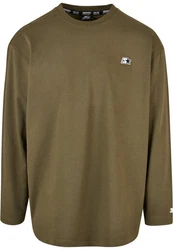 Starter Black Label Essential Longsleeve Dunkelgrün/Khaki