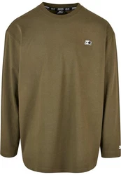Starter Black Label Essential Longsleeve Dunkelgrün/Khaki