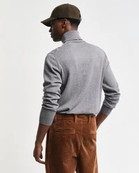 GANT Pullover Classic Cotton Rollkragenpullover CLASSIC ROLLERNECK Grau/Grün/Hellgrau/Dunkelgrau