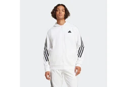 adidas Sportswear Kapuzensweatshirt FI 3S FZ Creme/Weiß/Hellgrau