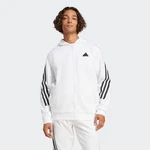 adidas Sportswear Kapuzensweatshirt FI 3S FZ Creme/Weiß/Hellgrau