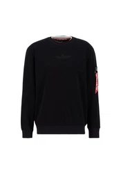 Alpha Industries Double Layer Sweater Schwarz/Dunkelblau
