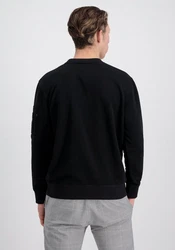 Alpha Industries Double Layer Sweater Schwarz/Dunkelblau