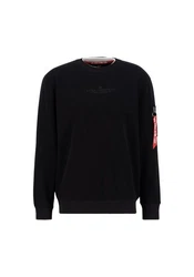 Alpha Industries Double Layer Sweater Schwarz/Dunkelblau